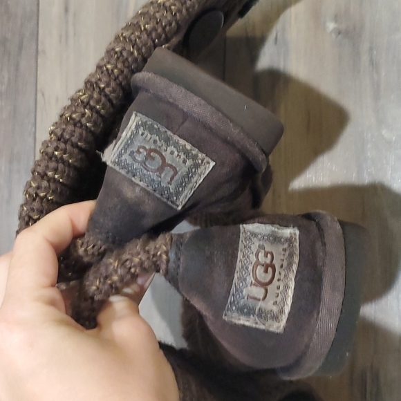 Ugg Classic Cardi 1876 Sweater Knit boots shoes 3 button sz 6 - Picture 5 of 15